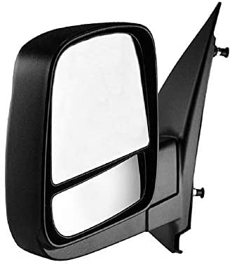Driver Side Textured Side View Mirror For 08-14 Chevy Express & Gmc Savana 1500, 08-17 Chevy Express 2500 3500, Gmc Savana 2500 