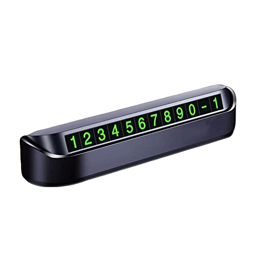 Galeno Car Dashboard Number Display  Mobile Number Display For Car, Temporary Car Parking Mobile Number Display With Magnetic N