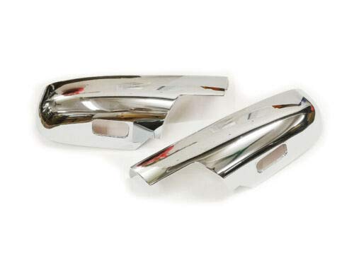 Aoned 1 Pair Chrome Side Mirror Half Bottom Cover For 07-13 Silverado Suburban Tahoe Sierra Yukon