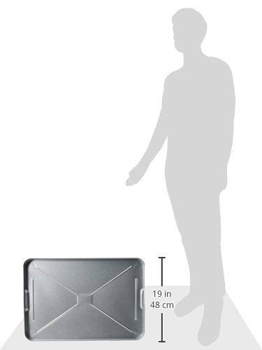 Lubrimatic 75-755 Formed Grip Galvanized Metal Drip Pan