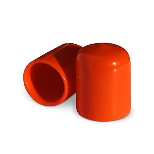 Automotivated Aftermarket ColorLugs Vinyl Lug Nut Cover - Flexible Fit, 21-23 mm, Orange, Pack of 25, Includes Deluxe Extractor