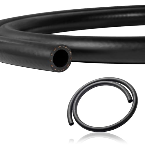 5/8' Id Fuel Line, 5Ft Fuel Hose Nbr Rubber Sae J30R7 300Psi, Supplied By Wivie (5/8 Inch)