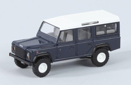 Busch 50302 Land Rover Defender Blue HO Scale Model Vehicle, Black
