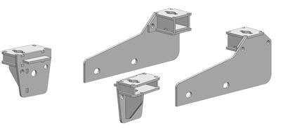 Pullrite 3118 Traditional-Series #3100 Superrail Mounting Kit For Toyota Tundra (2007-2019)