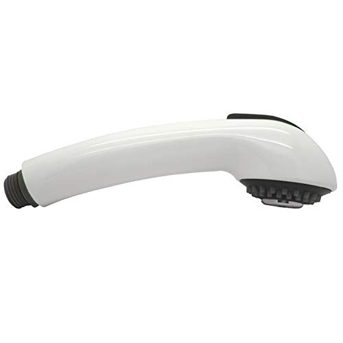 Dura Faucet Rv Kitchen Faucet Designer Toggling Pull-Out Sprayer Replacement - For Dura Faucet Faucets Only (White)