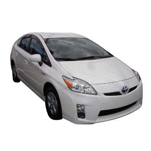 Auto Ventshade [Avs Outside Mount Rain Guards For 2014-2018 Mazda 3 Hatchback/Sedan, 4 Pcs. | Window Vent Visors - Smoke | 94262