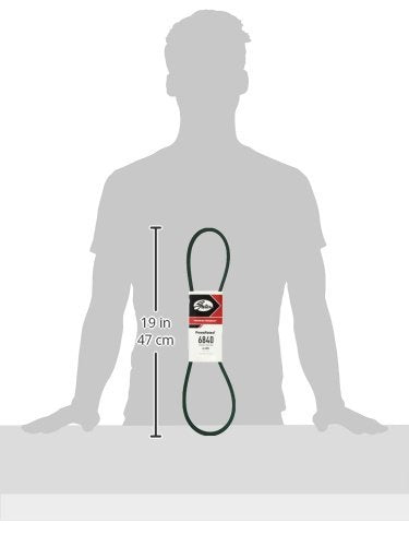 Gates 6840 Powerated Fhp Medium Horse-Power V-Belt, Black