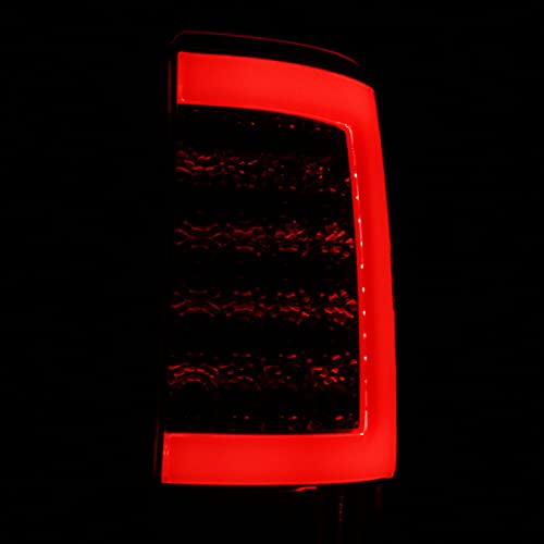 Akkon - For 07-13 Sierra 1500 07-14 Sierra 2500 3500 Hd Pickup Truck Smoke G2 Led Tail Lights Brake Lamps Pair