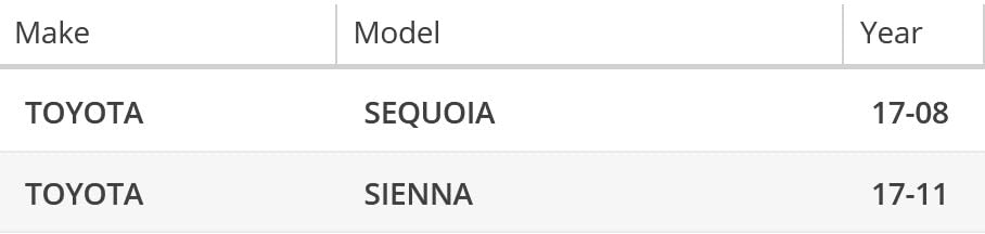 OAW 100-T298 Front HVAC Blower Motor for (2008-2022) Toyota Sequoia & (2011-2020) Sienna w/Brushless Motor Replaces: OE# 87103-0