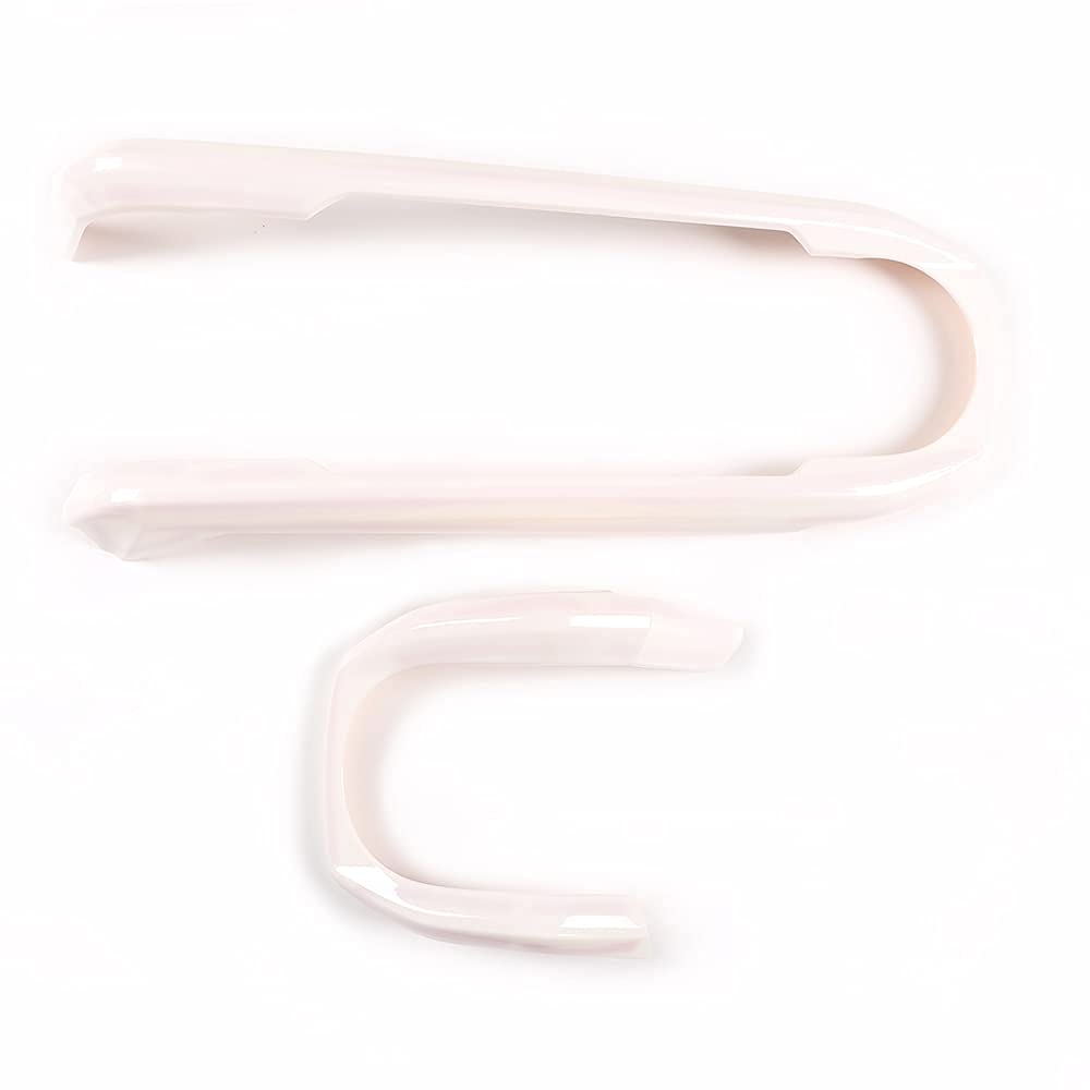 Llkuang Car Central Console Dashboard Panel Frame Cover Compatible With Toyota Tacoma 2016-2023 Console Dashboard Air Conditioner Outlet Decorative Border Frame Trim (White)