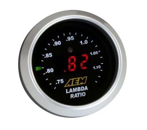 Aem 30-4110Ns Digital Wideband Uego Gauge Without Sensor , Black , 6.025 Inches