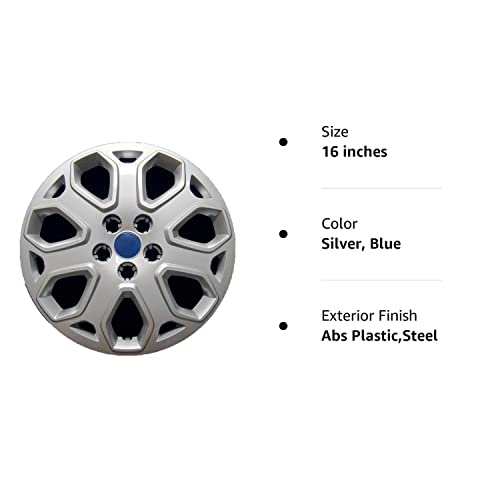 Premium Replica Hubcap - Replacement For Ford Focus 2012-2014 - Replacement 16-Inch Wheel Cover (1 Piece)