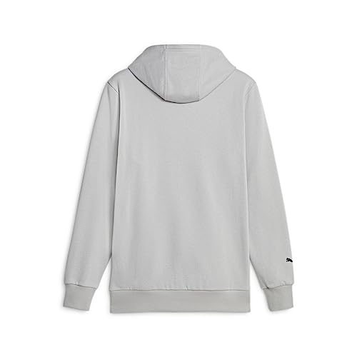 PUMA Men's AMG-Petronas Formula 1 Essentials Fleece Hoodie, Mercedes Team Silver, XX-Large