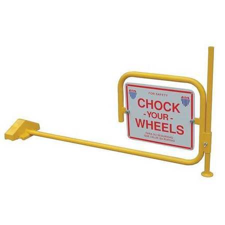 Rail Car Wheel Chock And Flag