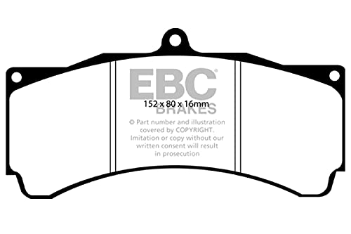 Ebc Brakes Yellowstuff 4000 Series Street Dp4032R To Fit Alcon,D2 Racing,Ap Racing,Bmw (Alpina),Holden (Australia And New Zealan
