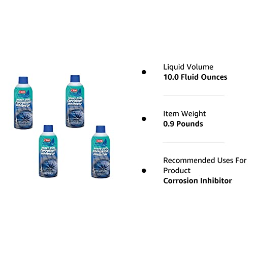 Crc 06026 Heavy Duty Corrosion Inhibitor, 10 Wt Oz - 4 Pack