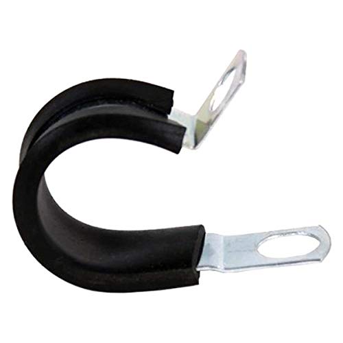 Tectran 900R-32 Rubber Covered Tube Clamp (, 3/8' Mounting Hole Size, 2' Clamping Diameter, 5/8' Width, Pack Of 5)