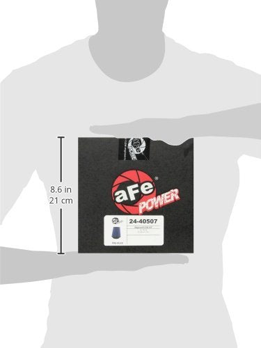 Afe Power Magnum Flow Universal Air Filter W/Pro 5R Oiled Media - 4'' Inlet, 7'' Tall - #24-40507