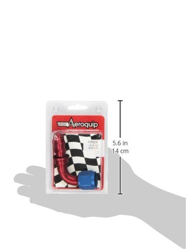 Aeroquip Fcm1534 Aluminum -10An 90-Degree Socketless Hose Fitting