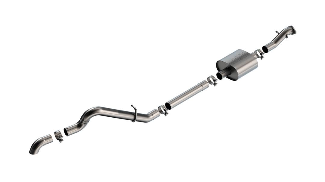 Borla 140897 Cat-Back Performance Exhaust System 2021-2023 Ford Bronco 2.3L 4 Cyl. Automatic/Manual Transmission 4 Wheel Drive 2 & 4 Door. High Clearance Climber System.