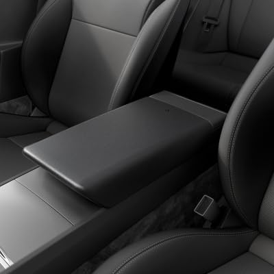 Spigen Center Console Non-Slip Armrest Cover Designed For Tesla Model 3 2024 Refresh (Highland) With Ez Snap On Instant Install 