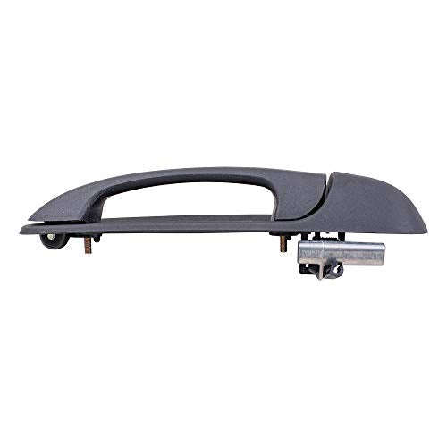 AutoandArt Brock Replacement Passenger Front Outside Door Handle Textured Compatible with 1500 2500 3500 Pickup Truck Dakota Raider 55276882AB