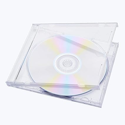 Maxtek 10.4 Mm Standard Single Clear Cd Jewel Case With Assembled Clear Tray, 25 Pack