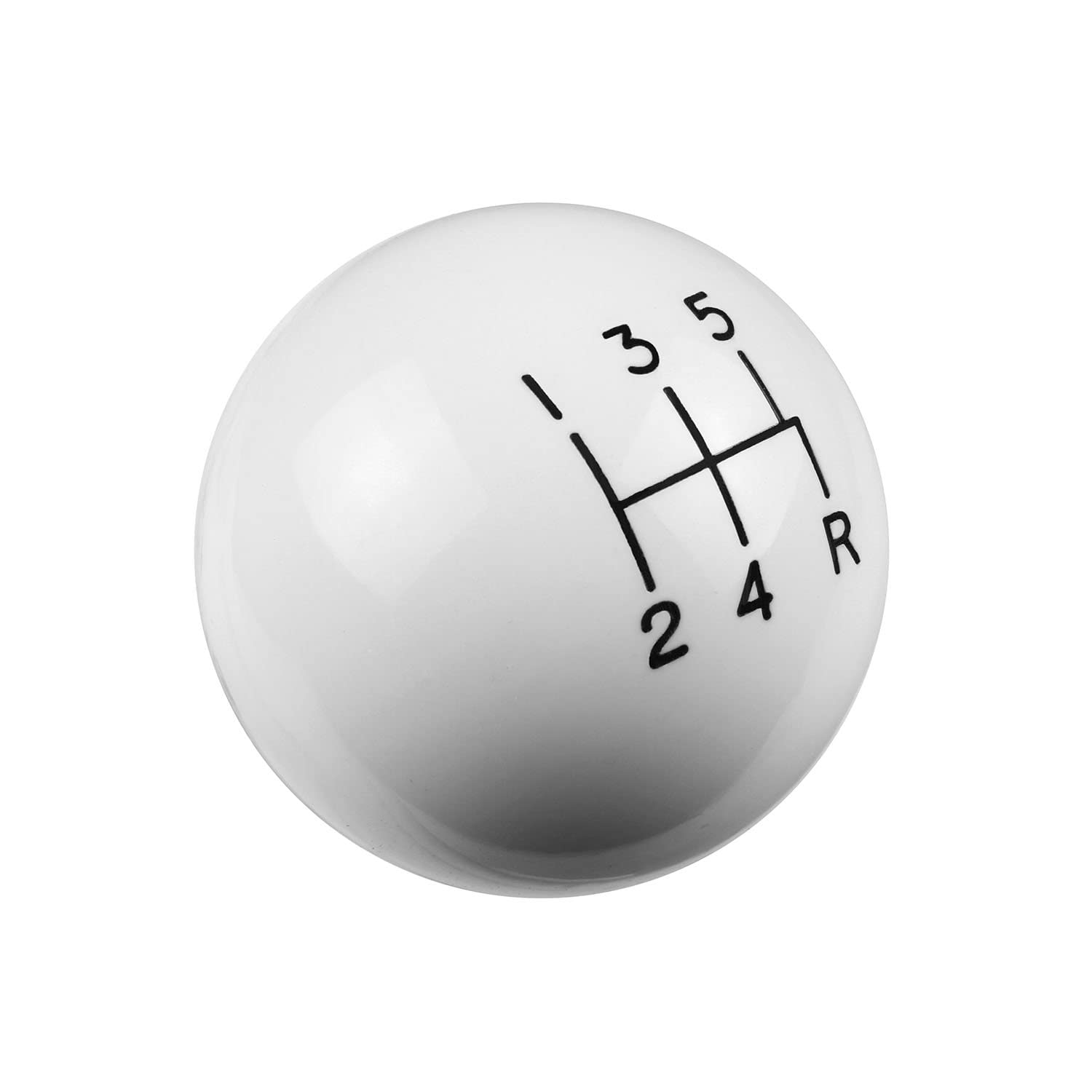 Hurst 1630008 White 5-Speed Classic Shifter Knob