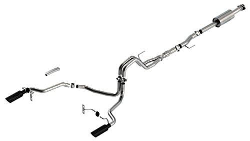 Borla F-150 2021 5.0L 4Dr Cc Sb Ec Stb Lariat/Kr/Platinm/Ltd 3/2.25 Sre Cat-Back Atak Black Chr Tips - 140867Bc