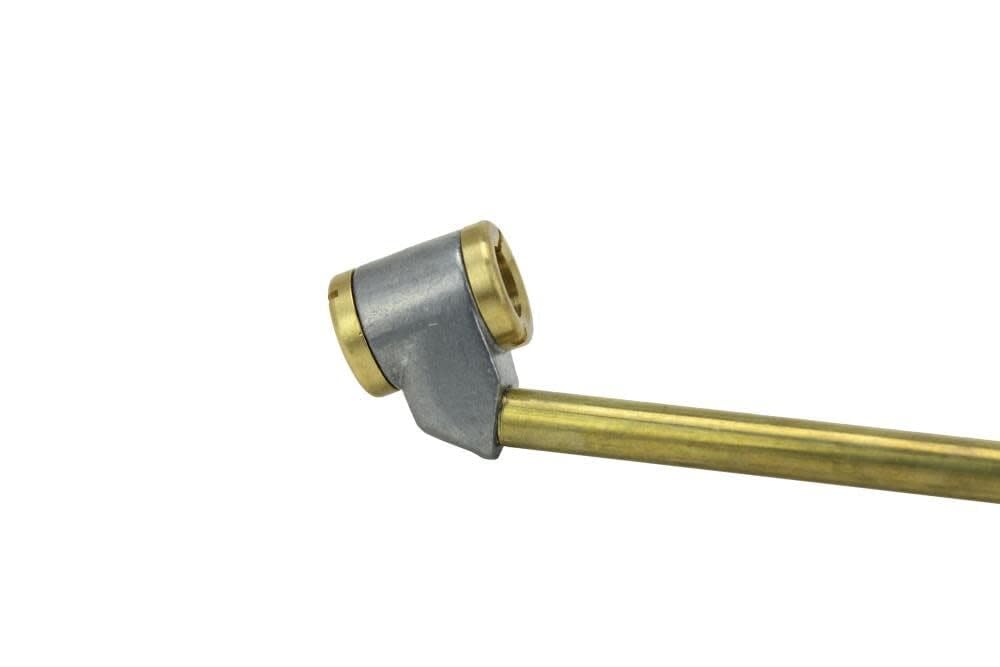 Milton 08-A1-506 Analog Tire Inflator with Pressure Gauge, 15&quot; Hose Large Bore Dual Head 10-160 PSI, Made In USA