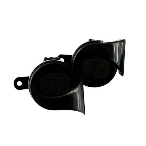 Hella 011225851 Black 12V Bx Trumpet Horn Kit (Vw)