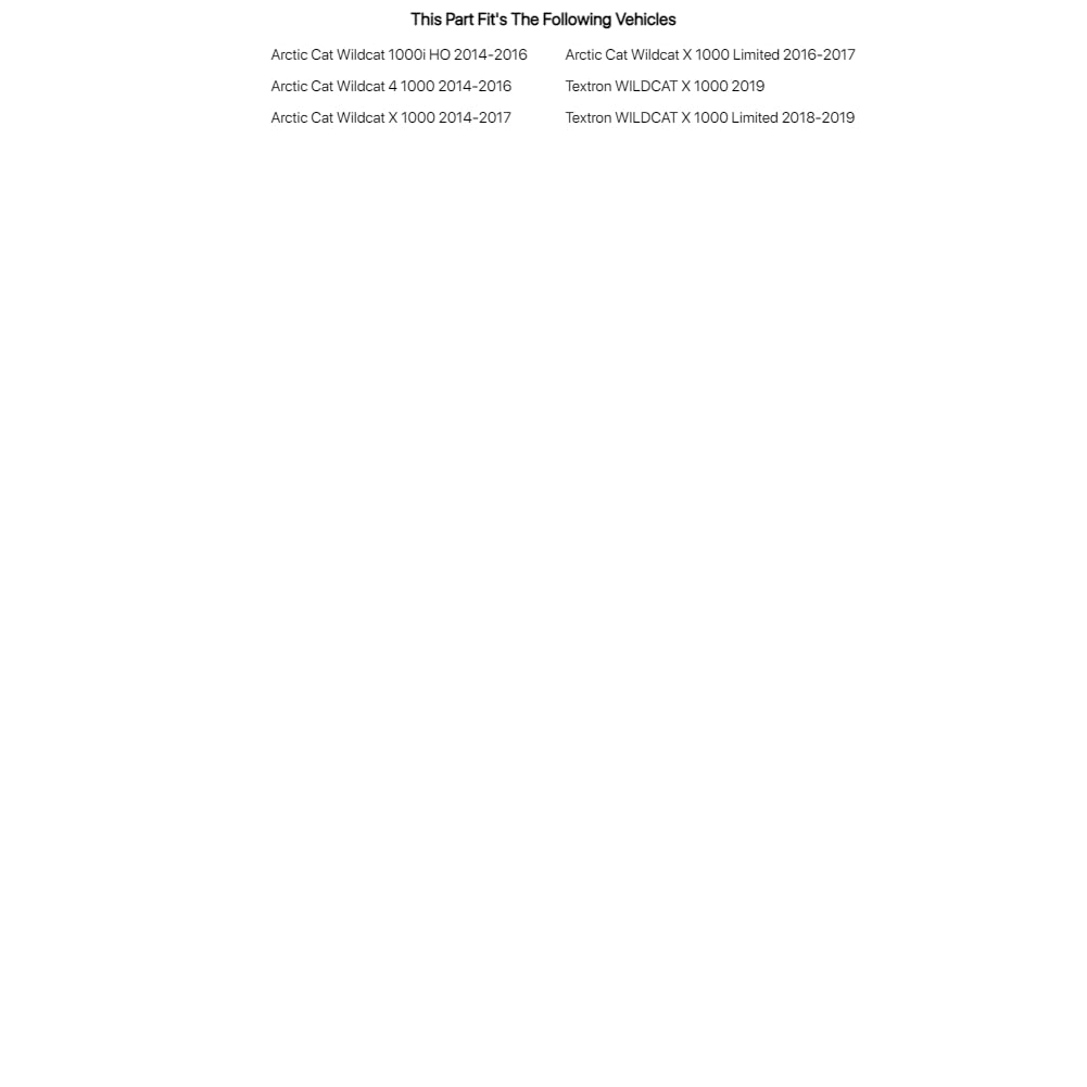 Tusk A-Arm Bushing Kit Compatible with Arctic Cat Wildcat X 1000 2014-2017/Wildcat 4 1000 2014-2016