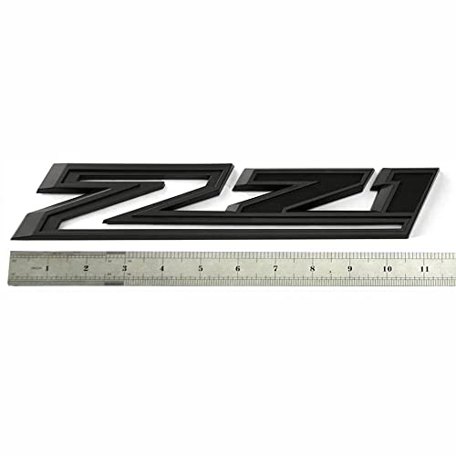 2Pack 2019-2024 Oem Z71 Emblems Side Decals Badges Compatible With Silverado Z71 Parts 84632695 (All Black)