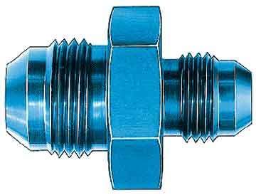 Aeroquip Dash Aluminum Blue Anodized Bulk Packaged Union Reducer