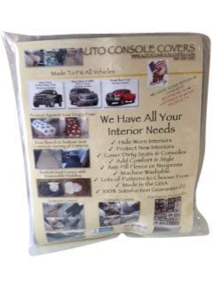 Auto Console Covers - Premium Center Console Cover Armrest Compatible With Ford F-150 2015-2022, Waterproof Neoprene Fabric Midd