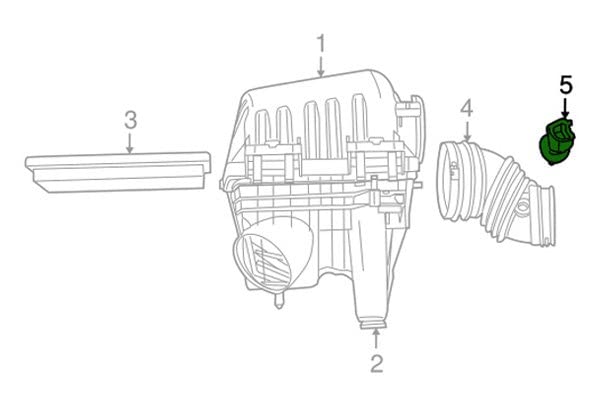 Mopar 04606487Ab Sensor Charge Air Temp