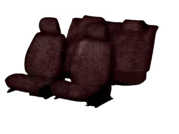 Atist Cotton Car Seat Cover for Maruti Eeco (5 Seater) (Brown)