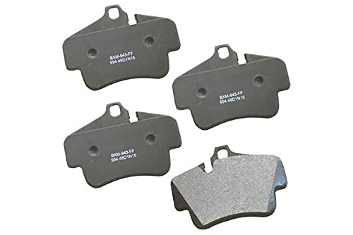 Bendix Premium Sbm994 Semi-Metallic Rear Brake Pads For Select Models Porsche 718 Boxster, Cayman, 911, Cayman
