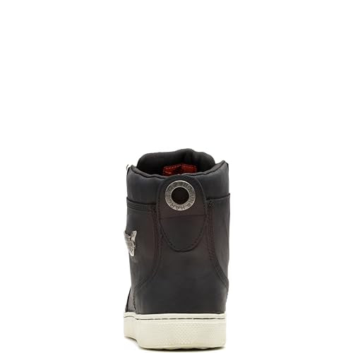 Harley-Davidson Footwear Men'S Bateman 5'' Metal Leather Motorcycle Casual Sneaker Boot, Black, 12