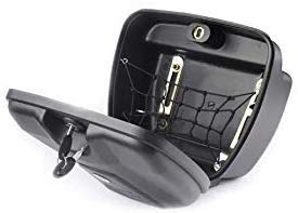 Carizo Bike Side Luggage Box Black For Suzuki Gixxer Sf