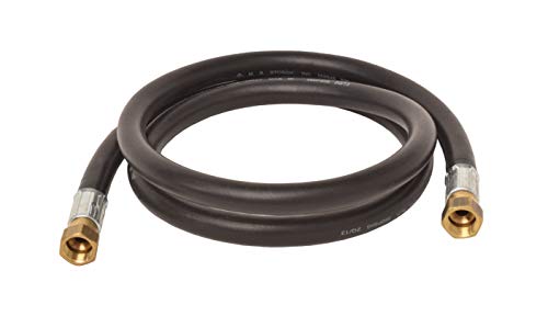 Flame King Thermo Rubber Rv Slide Out Hose Assembly, 72 Inch, 3/8 Inch Id, Female To Female - 100159-72