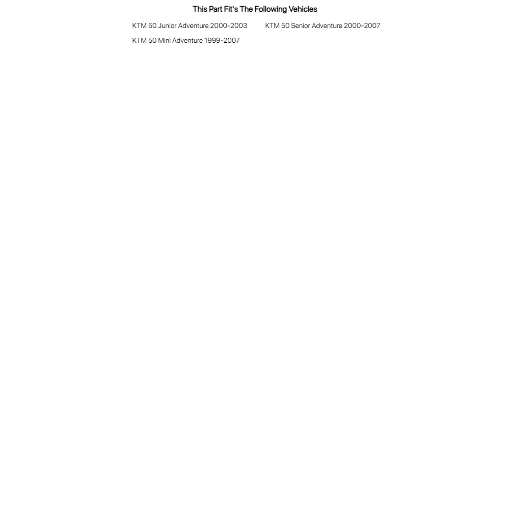 Tusk Clutch Spring Set For Ktm 50 Junior Adventure 2000-2003