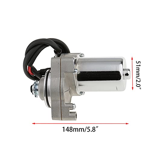 Atv Starter 3 Bolt Motor With Line Fit For 50Cc 70 Cc 90Cc 100 Cc 110Cc 125 Cc Dirt Bikes Go Karts Atvs Pit Bike Dune Buggy Sand