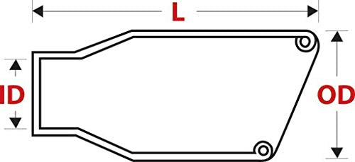 Go Rhino Exhaust Tip | Stainless Steel, Chrome | Grt35514 | Fits 3 ½ Diameter Exhaust Tubes