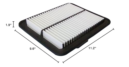 Bosch 5333Ws Workshop Engine Air Filter - Compatible With Select Buick Lucerne; Cadillac Ct6, Dts; Chevrolet Equinox, Malibu; Po