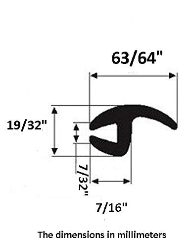 Windshield Rubber Molding Universal For Windscreen And Windows (5 Feet)