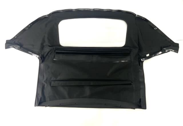 Compatible Mazda Miata Convertible Top With Plastic Window Black Cabrio 1989-2005