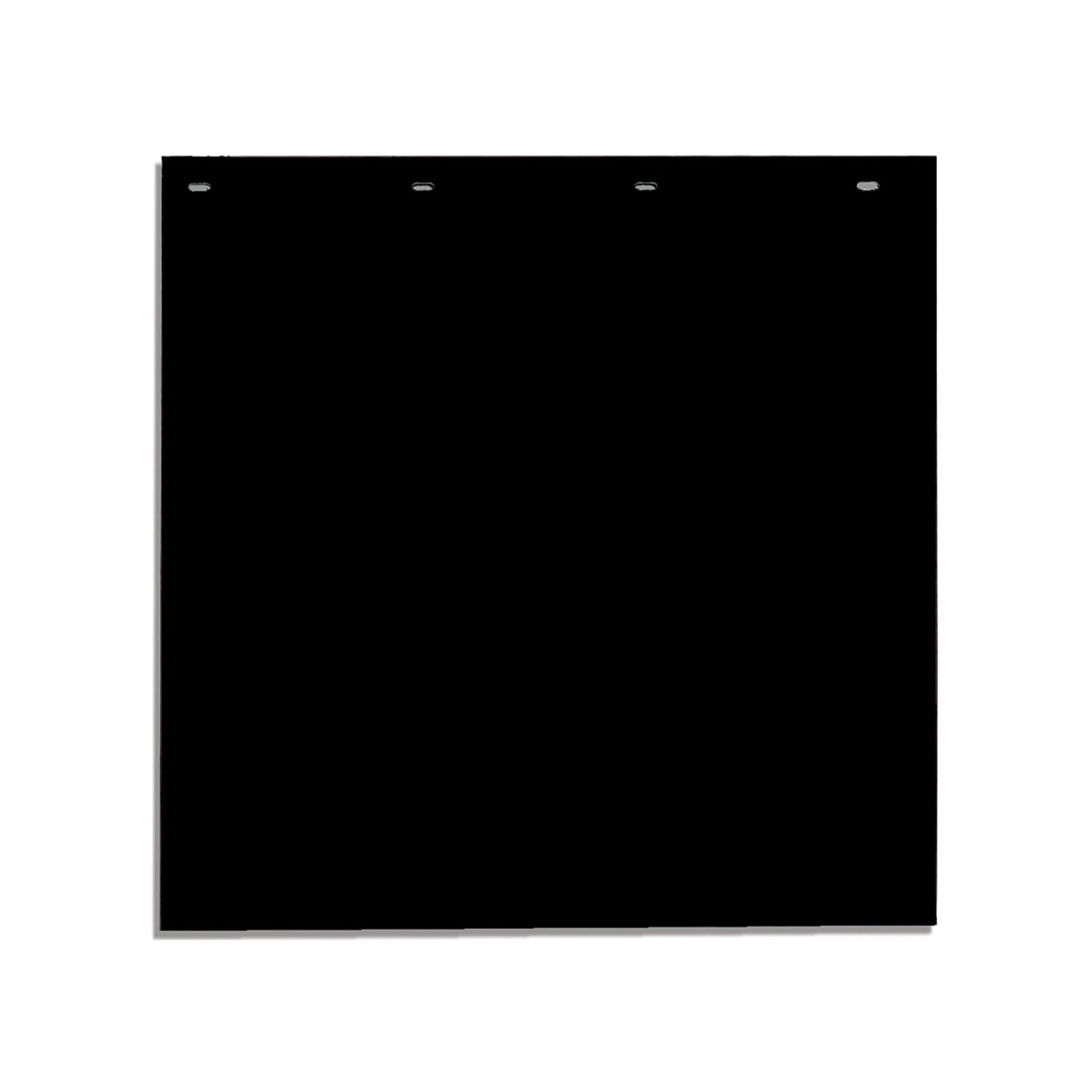 Buyers Products, 2 Pack, Super Durable Black Polymer Mudflaps 24X24 Inch, Rc24Ppbpkgd
