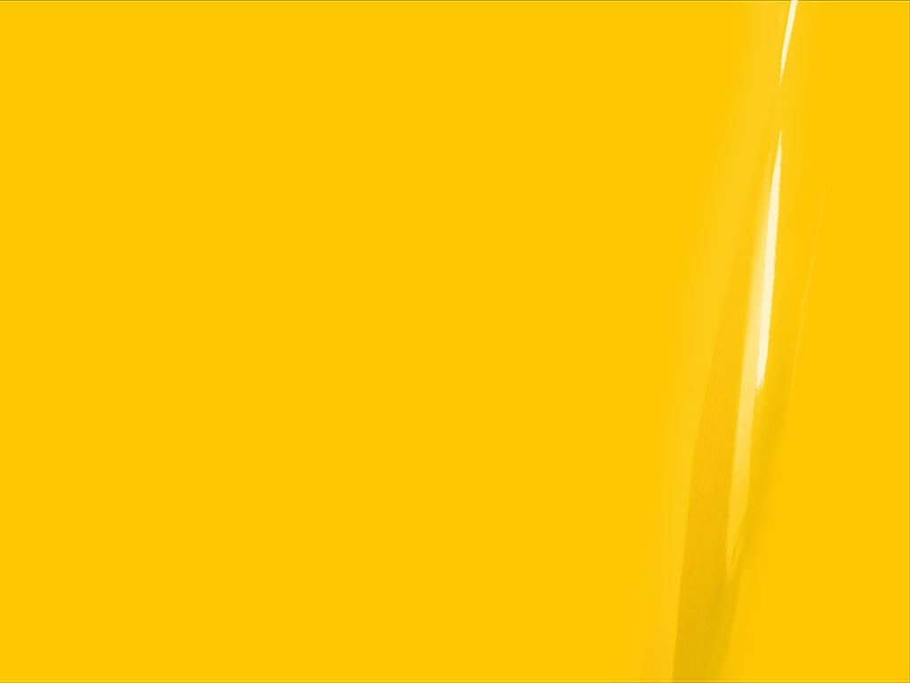 3M 2080 Series G15 Gloss Bright Yellow - 5Ft X 6 '' - 2.5Sq Ft - Dual Cast Thick Vinyl Car Wrapping Film - Vehicle Sheet Roll