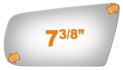 Burco 2478 Driver Side Replacement Mirror Glass For 1987-1996 Chevrolet Beretta, 1982-1994 Cavalier, 1987-1996 Corsica, 1990 Lum